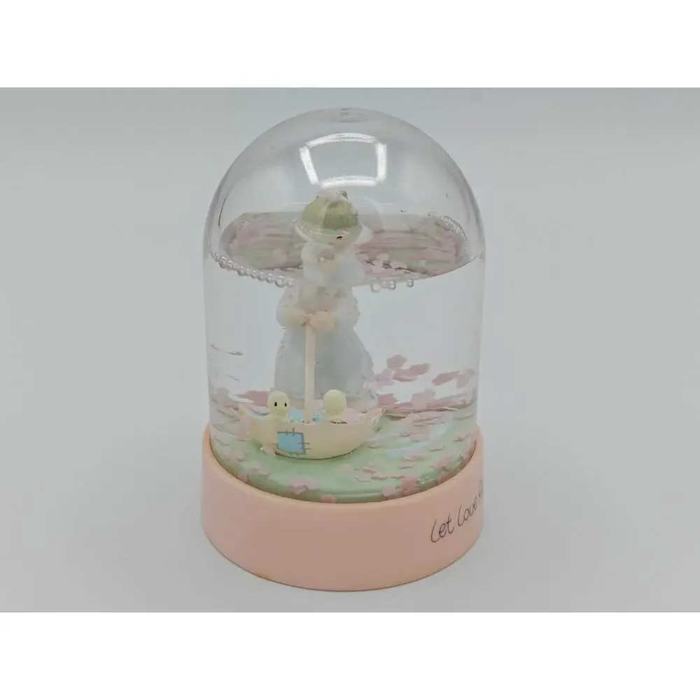 Precious Moments Let Love Reign Snow Globe Enesco Collectible